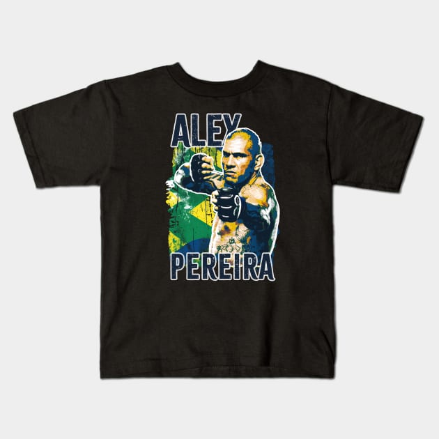 Alex Pereira / /grunge brazil Kids T-Shirt by LAKOSH